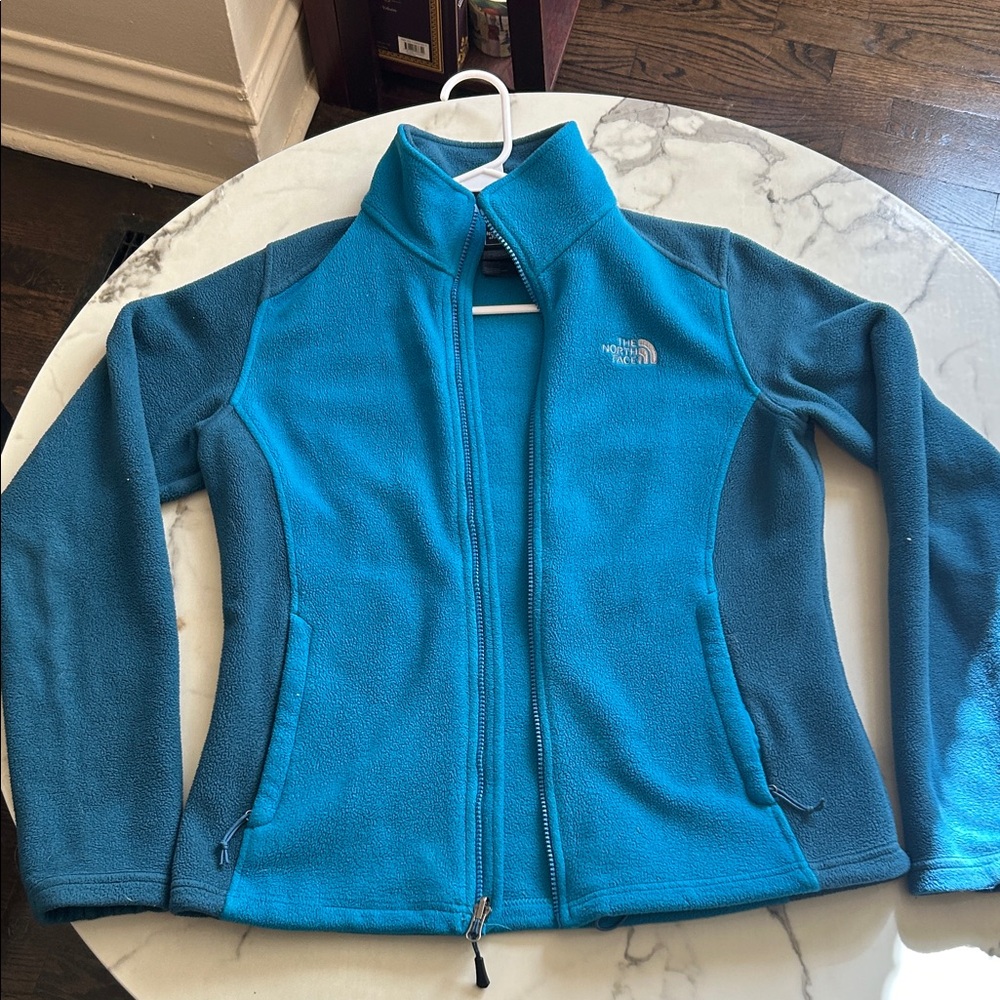 The North Face Teal Fleece Jacket